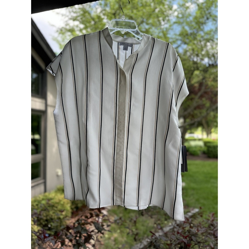 Nordstrom Sleeveless Blouse Women's Size Large Generous Size Fits Like 1X NEW